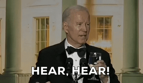 Joe Biden Cheers GIF by C-SPAN