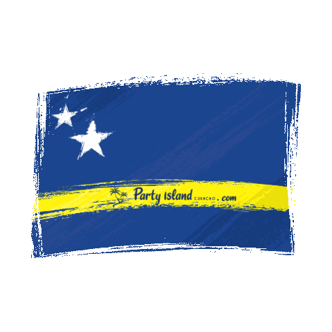 Caribbean Cura Sticker by Party Island Curacao