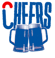 simplyauthenticid blue drink red cheers Sticker