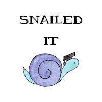Snailed It Sticker
