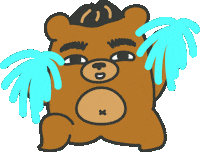 Cheer Up Fighting Sticker by maludbear