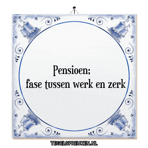 Humor Werk Sticker by Tegelspreuken.nl