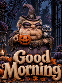 Good Morning Halloween GIF