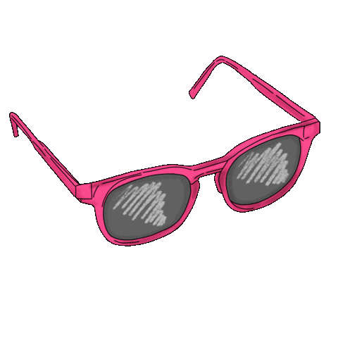 Pink Sunglasses Sticker by Marcela Sabiá