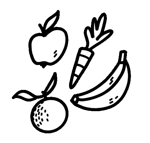 Ravages giphyupload food orange apple Sticker