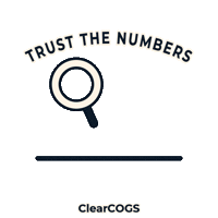Food Service Data Sticker by ClearCOGS