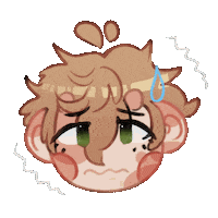 Sad Oc Sticker