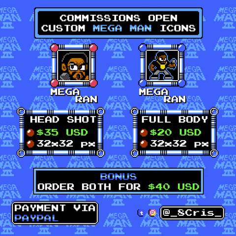Mega Man Nintendo GIF by 8Cris