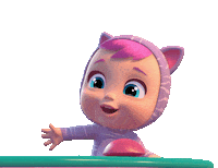3D Hello Sticker by Kitoons