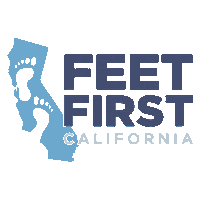 feet_first health walking walk california Sticker