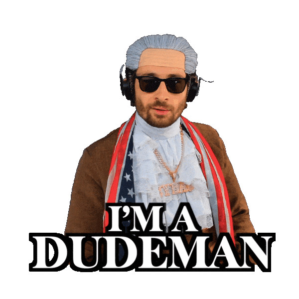 Mocking Hey Dude Sticker