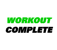 Workout Complete Sticker by XTRAFIT