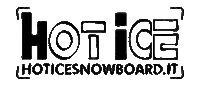hoticesnowboard hotice hot ice snowboard Sticker