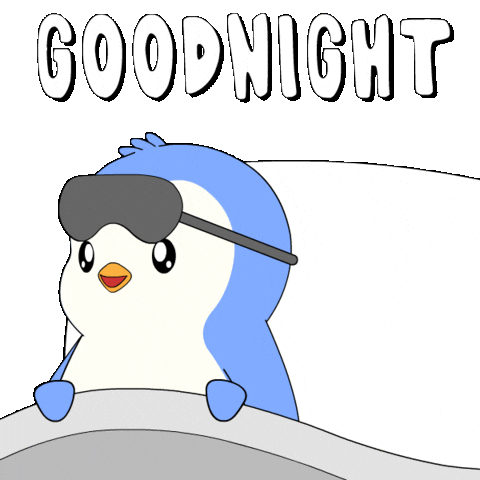 Sleepy Good Night Sticker by Pudgy Penguins