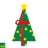 Christmas Star Sticker by Tuš