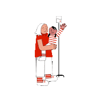 Stripes Rmhc Sticker by RMHCToronto