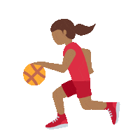 emojivid woman emoji ball bouncing Sticker