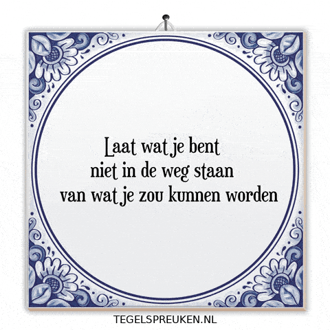 Verandering Dromen GIF by Tegelspreuken.nl