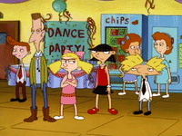 hey arnold nicksplat GIF