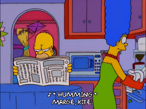 Humming Episode 11 GIF by The Simpsons