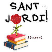 Sant Jordi Catalunya Sticker by xpassarlestona