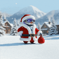 Santa Claus Christmas GIF by Mecha Pengu