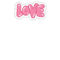 Digitology love heart pink lovely Sticker