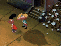 running away hey arnold GIF