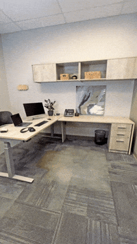 Glass Chair Mat Makeover