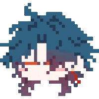 Pixel Blade Sticker