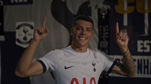 Happy Pedro Porro GIF by Tottenham Hotspur