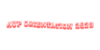 aup_comms aup aup orientation 2023 auporientation Sticker