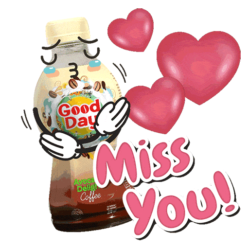 Miss You Coffee Sticker by Good Day Indonesia