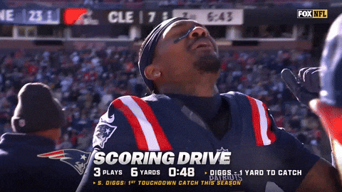Stefon Diggs Smile GIF by New England Patriots