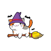 Halloween Witch Sticker by Petique, Inc.