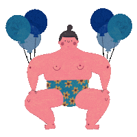 daria_solak_illustrations fun sweet light sumo Sticker