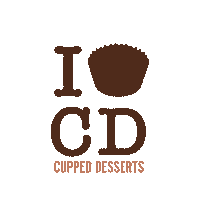 Chocolate Love Sticker by Cupped Desserts