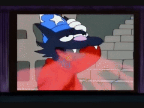 kevn giphygifmaker simpsons itchy and scratchy itchy scratchy GIF
