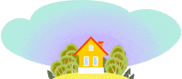 AlexDok art illustration sun home GIF