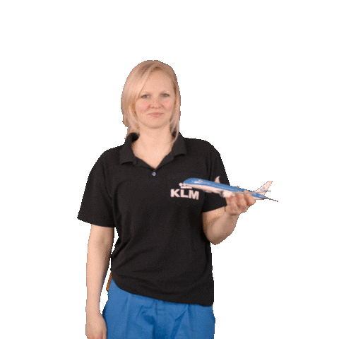 Royal Dutch Airlines Thumbs Up Sticker by KLM