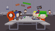 stan marsh table GIF by South Park 