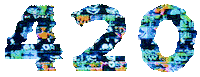 Glitch Stoner Sticker by commcan