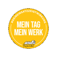 Sticker by Aktion Tagwerk