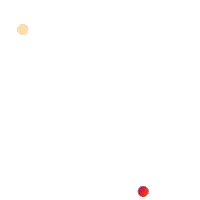 Gradient Cute Fox Sticker by Red Fox Graphix