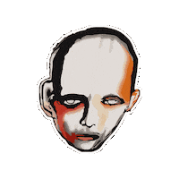 Marilyn Manson Sticker by Blvvsh Studio