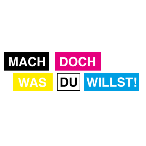 mdwdw Sticker by machdochwasduwillst