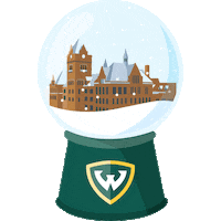 WayneStateCLAS winter graduation cap detroit Sticker