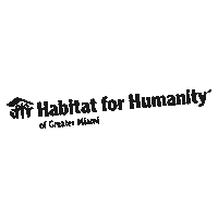 MiamiHabitat home house florida construction Sticker