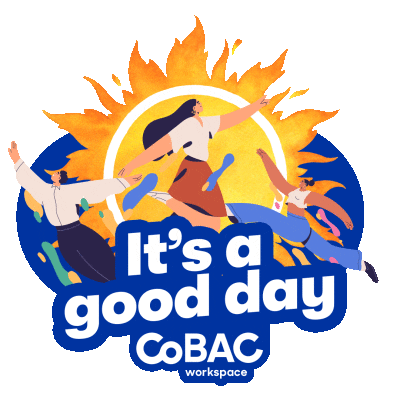 Goodday Sticker by CoBAC Workspace