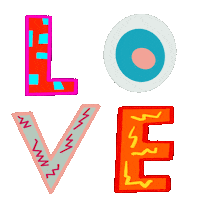 Robert Indiana Love Sticker by Marcel Katz / The Art Plug